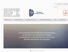 Tablet Screenshot of itmatamoros.edu.mx