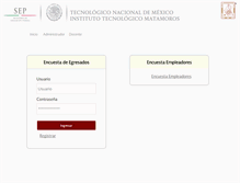 Tablet Screenshot of egresados.itmatamoros.edu.mx